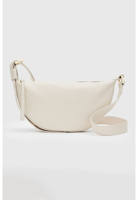 AllSaints Кожена чанта Half Moon - Pepit.bg