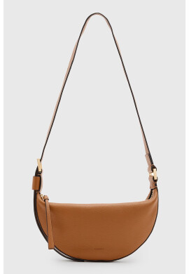 AllSaints Кожена чанта Half Moon - Pepit.bg