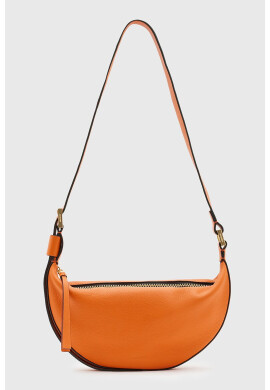 AllSaints Кожена чанта Half Moon - Pepit.bg