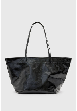 AllSaints Кожена шопинг чанта Serafina - Pepit.bg
