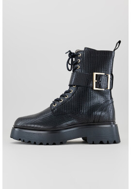AllSaints Кожени боти с релеф - Pepit.bg