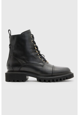 AllSaints Кожени боти с цип - Pepit.bg