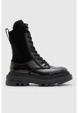 AllSaints Кожени боти с цип - Pepit.bg