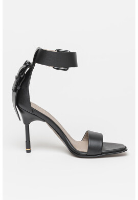 AllSaints Кожени сандали Noir - Pepit.bg