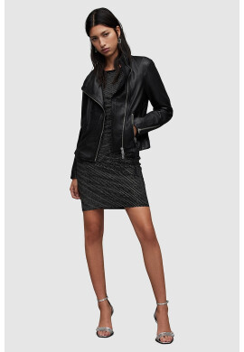 AllSaints Кожено яке Ellis - Pepit.bg