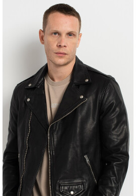 AllSaints Кожено яке Milo - Pepit.bg