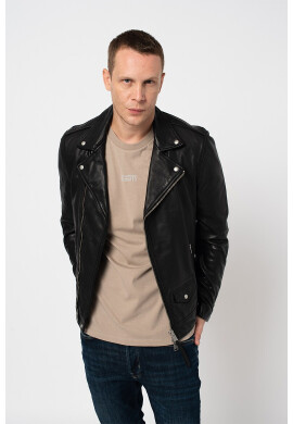 AllSaints Кожено яке Milo - Pepit.bg