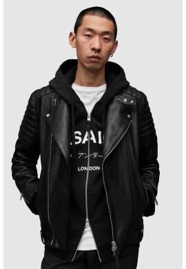 AllSaints Кожено яке Silas - Pepit.bg