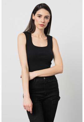 AllSaints Рипсен топ с модал - Pepit.bg