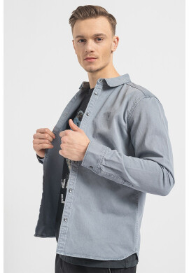 AllSaints Риза Staveley с лого - Pepit.bg