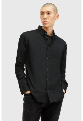 AllSaints Слим риза Hawthorne - Pepit.bg