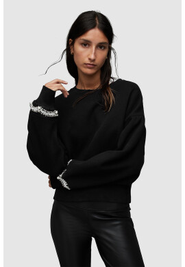 AllSaints Суитшърт Robin с перли - Pepit.bg