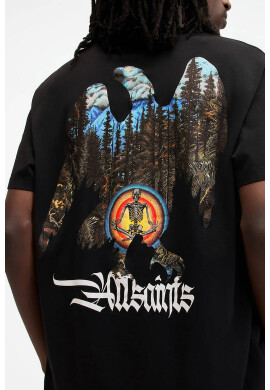 AllSaints Тениска Eagle Mountain с овално деколте - Pepit.bg