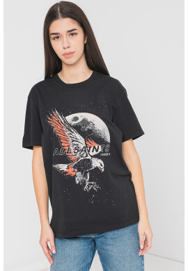 AllSaints Тениска с фигурална шарка - Pepit.bg