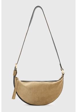 AllSaints Велурена чанта Half Moon - Pepit.bg