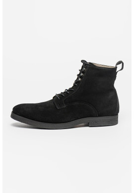 AllSaints Велурени боти Kyle - Pepit.bg