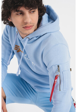 ALPHA INDUSTRIES Худи Label с джоб тип кенгуру - Pepit.bg