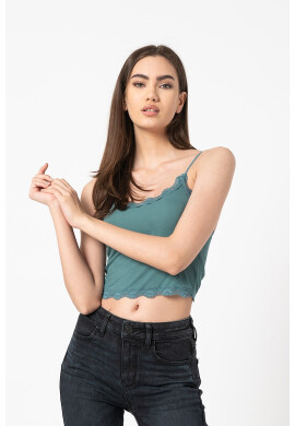 American Eagle Къс топ с дантела - Pepit.bg