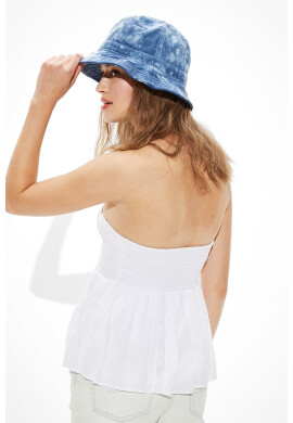 American Eagle Топ без презрамки с креп - Pepit.bg