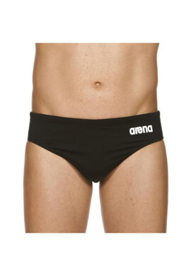 ARENA Мъжки бански Slip Solid Brief 9 (D) Black/White - Pepit.bg