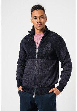 ARMANI EXCHANGE Блуза с цип и лого - Pepit.bg