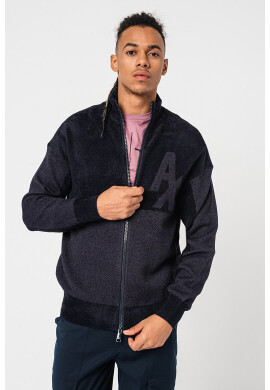 ARMANI EXCHANGE Блуза с цип и лого - Pepit.bg