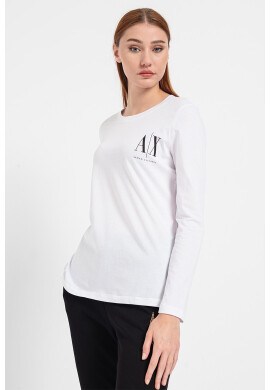 ARMANI EXCHANGE Блуза с лого - Pepit.bg