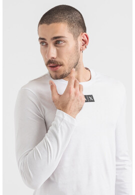 ARMANI EXCHANGE Блуза с овално деколте - Pepit.bg