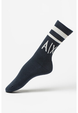 ARMANI EXCHANGE Дълги чорапи с лого - 2 чифта - Pepit.bg