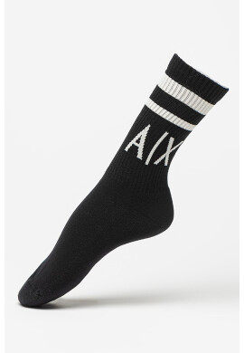 ARMANI EXCHANGE Дълги чорапи с лого - 2 чифта - Pepit.bg