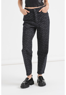 ARMANI EXCHANGE Дънки Mom с монограм - Pepit.bg