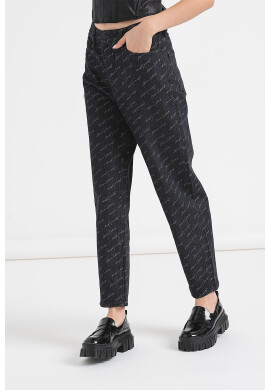 ARMANI EXCHANGE Дънки Mom с монограм - Pepit.bg