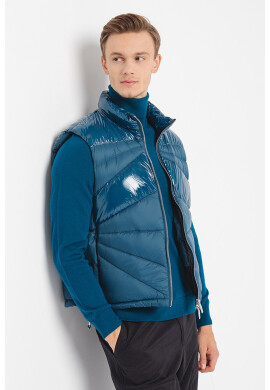 ARMANI EXCHANGE Елек с панели с лачен ефект - Pepit.bg