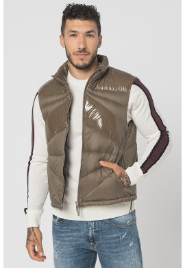 ARMANI EXCHANGE Елек с панели с лачен ефект - Pepit.bg