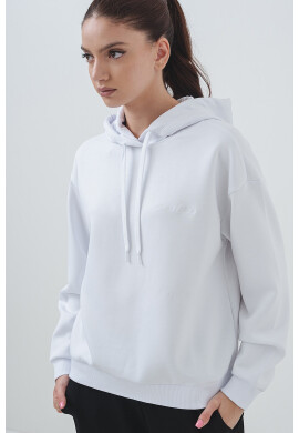 ARMANI EXCHANGE Худи с лого - Бял - Pepit.bg
