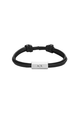 ARMANI EXCHANGE Кожена гривна с лого - Pepit.bg