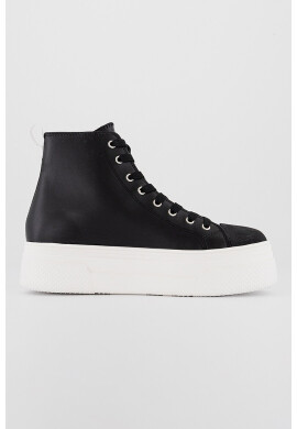ARMANI EXCHANGE Кожени кецове с равна платформа - Pepit.bg