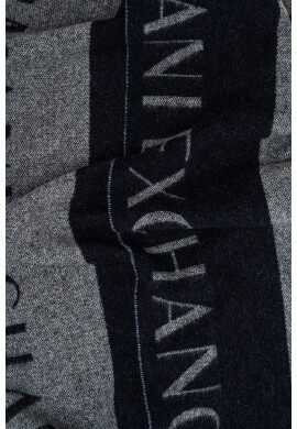 ARMANI EXCHANGE Кръгъл шал на лога - Pepit.bg