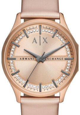 ARMANI EXCHANGE Кварцов часовник с кристали - Pepit.bg