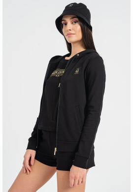 ARMANI EXCHANGE Памучно худи с цип - Pepit.bg