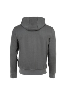 ARMANI EXCHANGE Памучно худи с цип - Сив - Pepit.bg