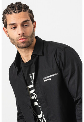 ARMANI EXCHANGE Риза с лого отпред - Pepit.bg