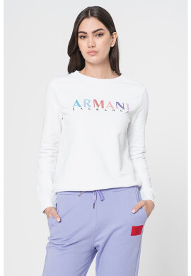 ARMANI EXCHANGE Суитшърт с бродирано лого - Pepit.bg