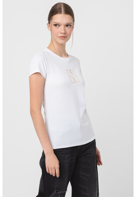 ARMANI EXCHANGE Тениска с нитове - Pepit.bg