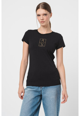 ARMANI EXCHANGE Тениска с нитове - Pepit.bg