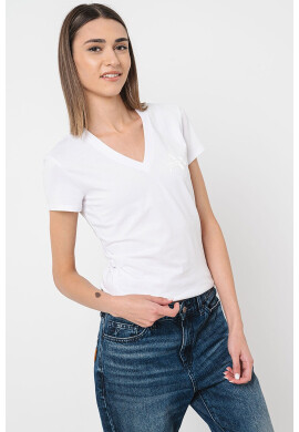 ARMANI EXCHANGE Тениска с шпиц - Pepit.bg