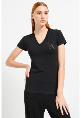 ARMANI EXCHANGE Тениска с шпиц - Pepit.bg