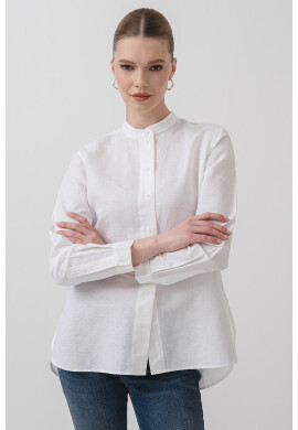 ARMANI EXCHANGE Туника с лен - Pepit.bg