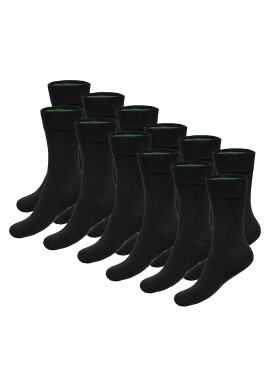 Bamboo Basics Bamboo Basic - Унисекс дълги чорапи - 12 чифта - Черен - Pepit.bg