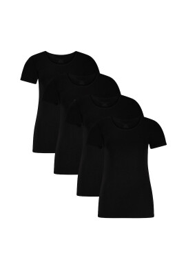 Bamboo Basics Bamboo - Домашни тениски Kate - 4 броя - Черен - Pepit.bg